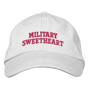 Military Sweetheart Embroidered Hat