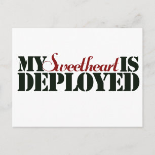 Military Sweetheart Postcard
