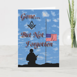 Military Sympathy Card