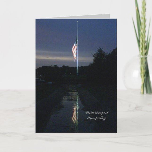 Military Sympathy Card (Front)