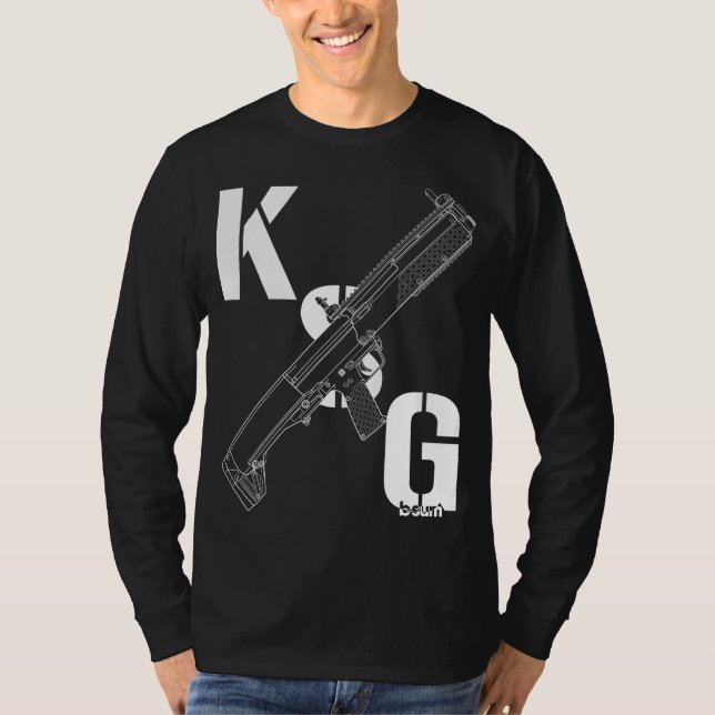 military t-shirts KSG Shotgun (Front)