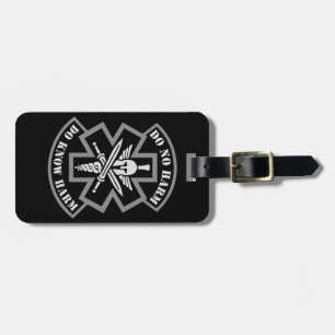 Military Tactical Medic Spartan Style Patch Luggage Tag