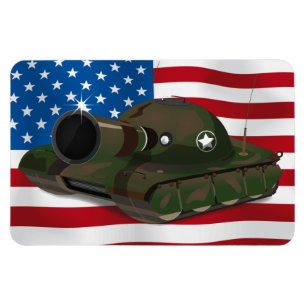 Military Tank Magnet