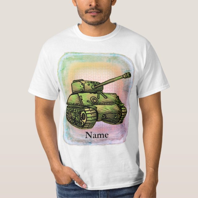 Military Tank t-shirt (Front)