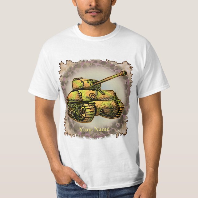 Military Tank t-shirt (Front)