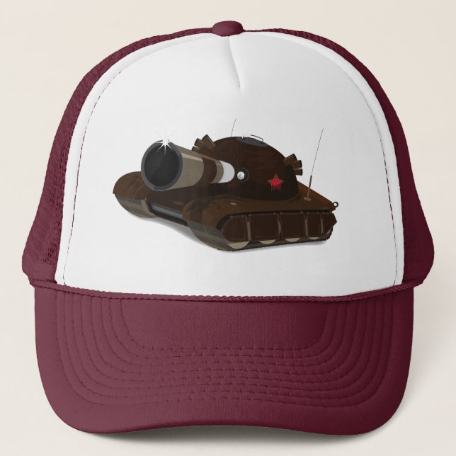 Military Tank Trucker Hat (Front)