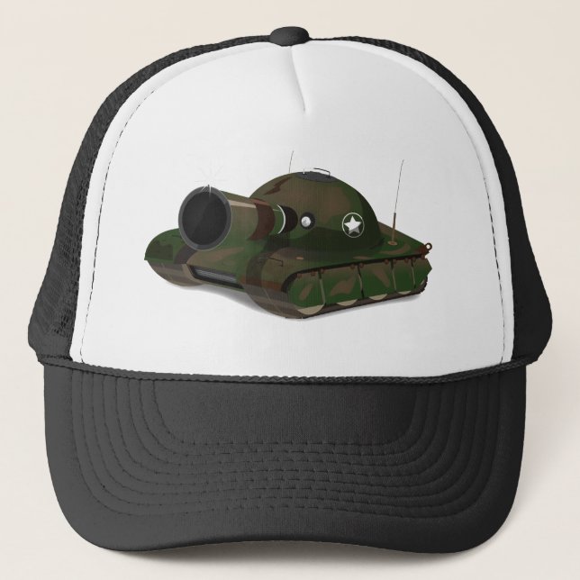 Military Tank Trucker Hat (Front)
