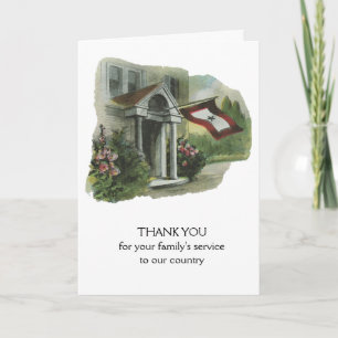 Military: Thank You for Family's Service Card