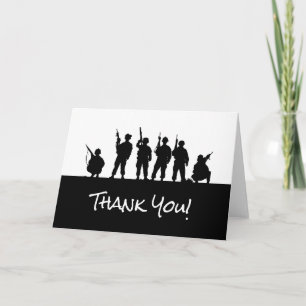 Military, Thank You! Greeting Card