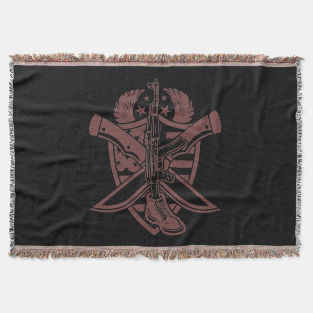 Military Throw Blanket (Front)