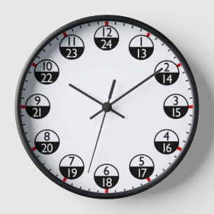 Military Time 24 hour  Clock