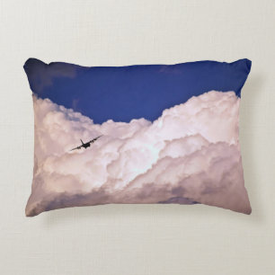 Military Transport Aeroplane by Shirley Taylor Decorative Cushion
