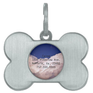 Military Transport Aeroplane by Shirley Taylor Pet Name Tag