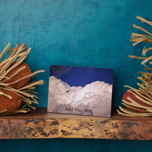 Military Transport Aeroplane by Shirley Taylor Plaque (Side)