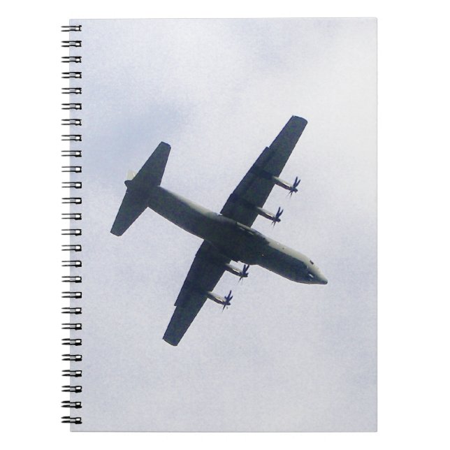 Military Transport Aircraft Notebook (Front)