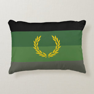 Military Uniform Pride Flag Decorative Cushion