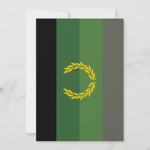 Military Uniform Pride Flag Holiday Card