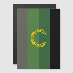 Military Uniform Pride Flag Magnetic Invitation