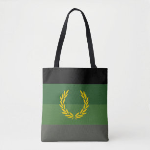 Military Uniform Pride Flag Tote Bag