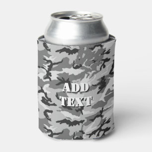 Military Urban Camouflage Pattern Can Cooler