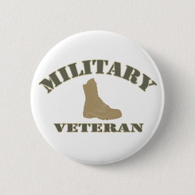 Military Veteran Button (Front)