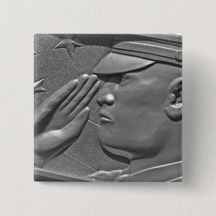 Military Veteran Hero Honour 15 Cm Square Badge