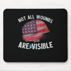 Military Veteran Post Traumatic Ptsd Mental Health Mouse Pad