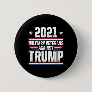 Military Veterans Against Trump Violate Usa Electi 6 Cm Round Badge