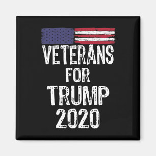 Military Veterans For Trump 2020 Election Anti Joe Magnet