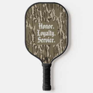 Military Veterans Honour Bottom Lands Camo Pickleball Paddle