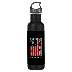 Military Veterans Protest Flag Patriotic Freedom 710 Ml Water Bottle