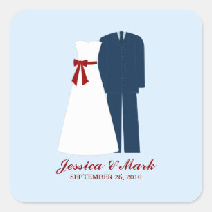 Military Wedding Stickers