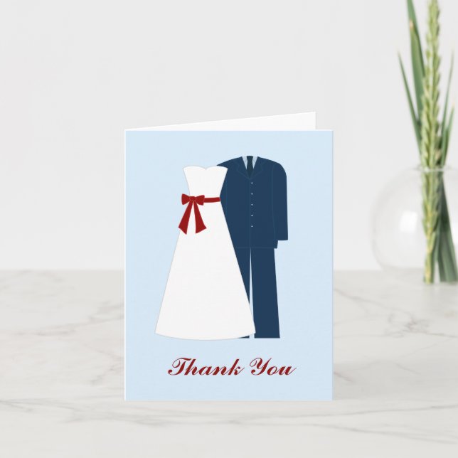 Military Wedding Thank You Notes (Front)