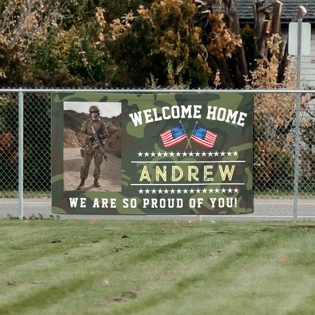 Military Welcome Home Banner - Army National Guard (Creator Uploaded)