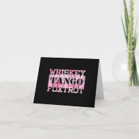 Military Whiskey Tango Foxtrot Pink Camo