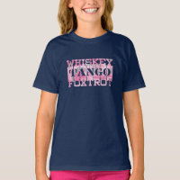 Military Whiskey Tango Foxtrot Pink Camo