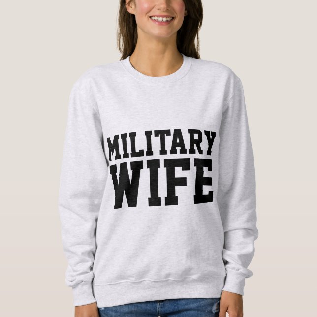 MILITARY WIFE T-shirts (Front)