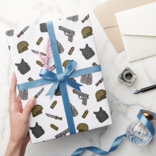 Military Wrapping Paper, Armed Forces Gift Wrap