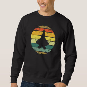 Military's Jet Fighter raptor Aircraft design Sweatshirt