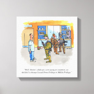Militia Fridays canvas print