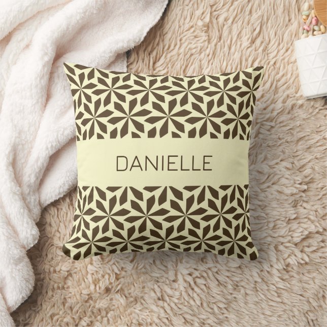 milk and chocolat pattern cushion (Blanket)
