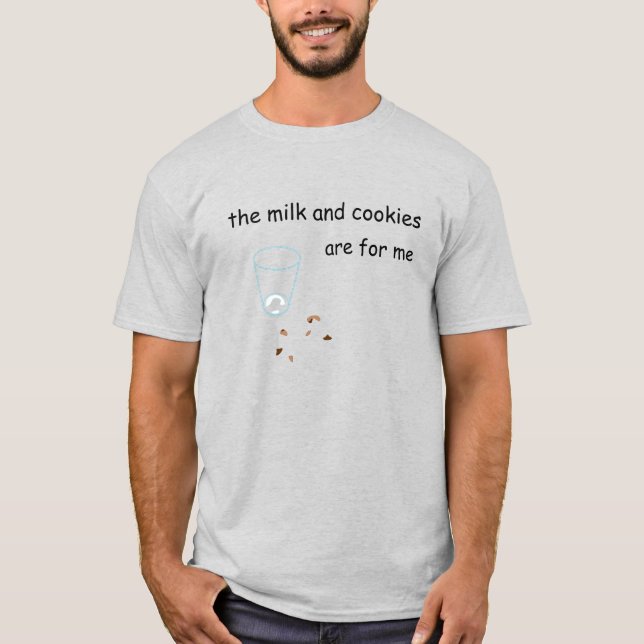 Milk and cookie crumbs shirt (Front)