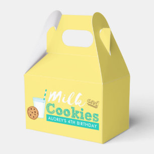 Milk and Cookies Birthday Party Favour Box
