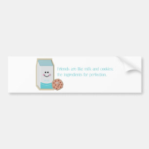 Milk and Cookies Bumper Sticker