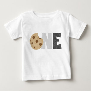Milk and Cookies First Birthday Baby T-Shirt