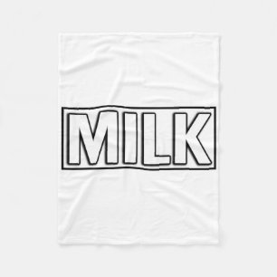 Milk And Cookies Funny Matching Couples Halloween  Fleece Blanket