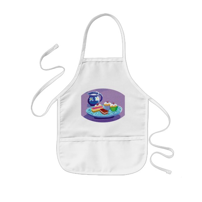 Milk and cookies kids apron (Front)