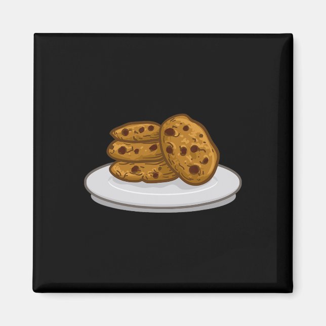 Milk and Cookies Outfit Matching Halloween Cookie  Magnet (Front)