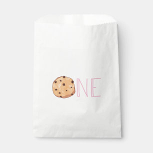 Milk and Cookies Pink Birthday Party Favour Bags