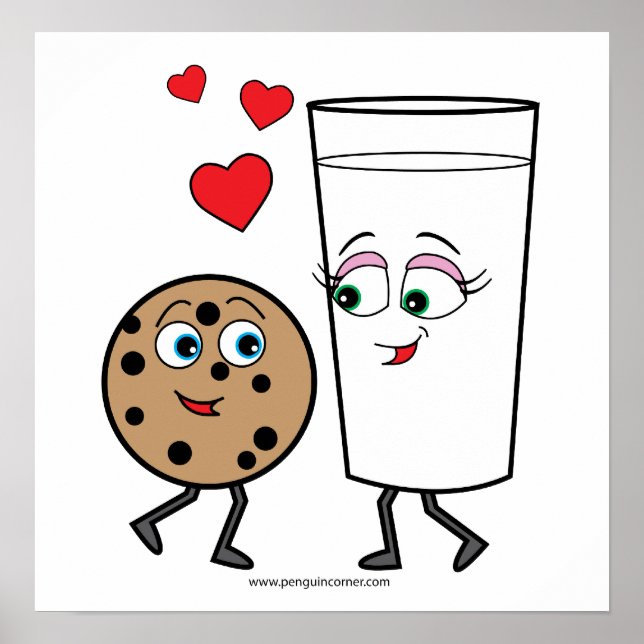 Milk and Cookies Poster (Front)